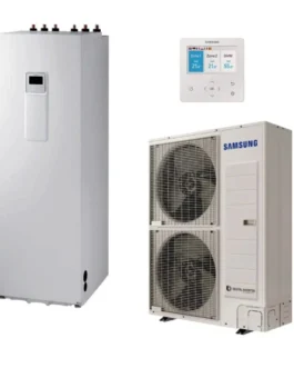 Pompa de caldura Samsung 12 kW, R32 „All in One” – ClimateHub, monobloc cu boiler incorporat 200 l, monofazata