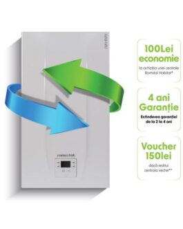 Centrala termică pe condensare Habitat 25KR, 21 kW, pentru încălzire, garanție 4 ani